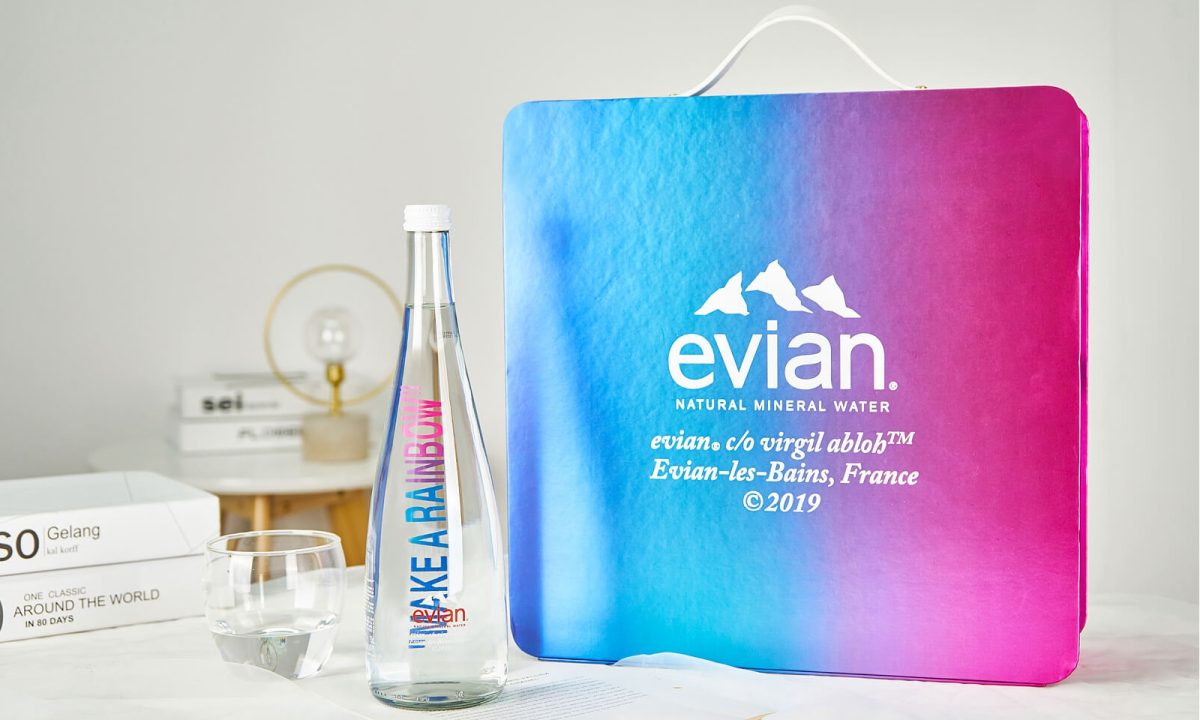 Virgil Abloh x Evian 限量矿泉水套装即将登场