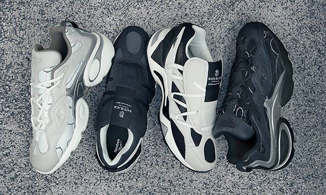 售价 15,000 元以上，BAPE BLACK 与 Reebok 推出联名鞋款