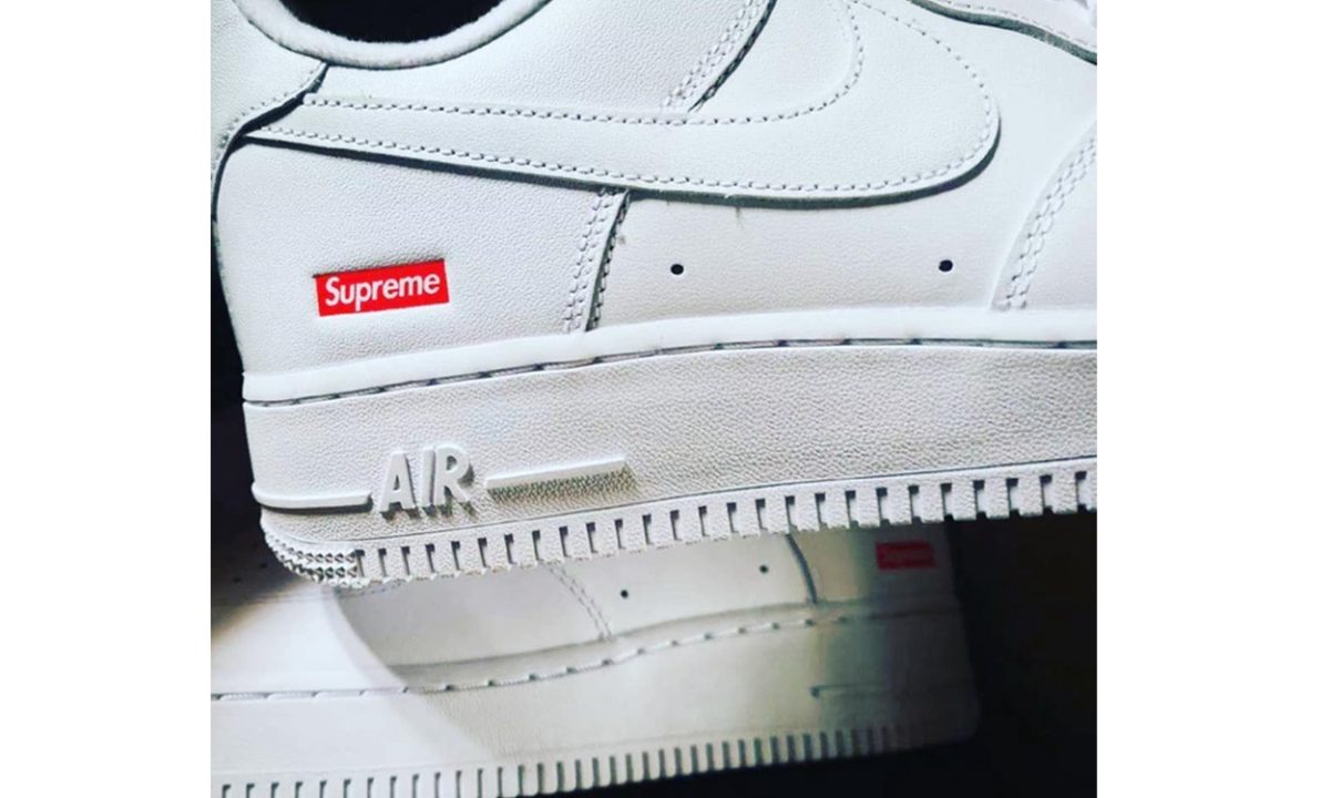 Supreme x Nike Air Force 1 联名鞋款实物疑似曝光