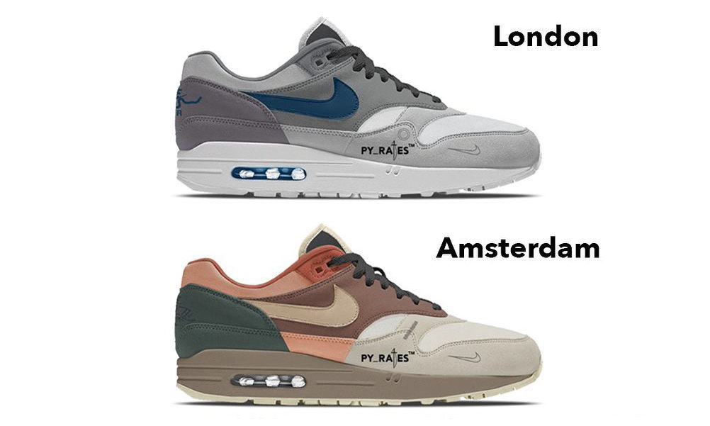 「曲线」圆梦机会？Nike Air Max 1 城市系列春季发布