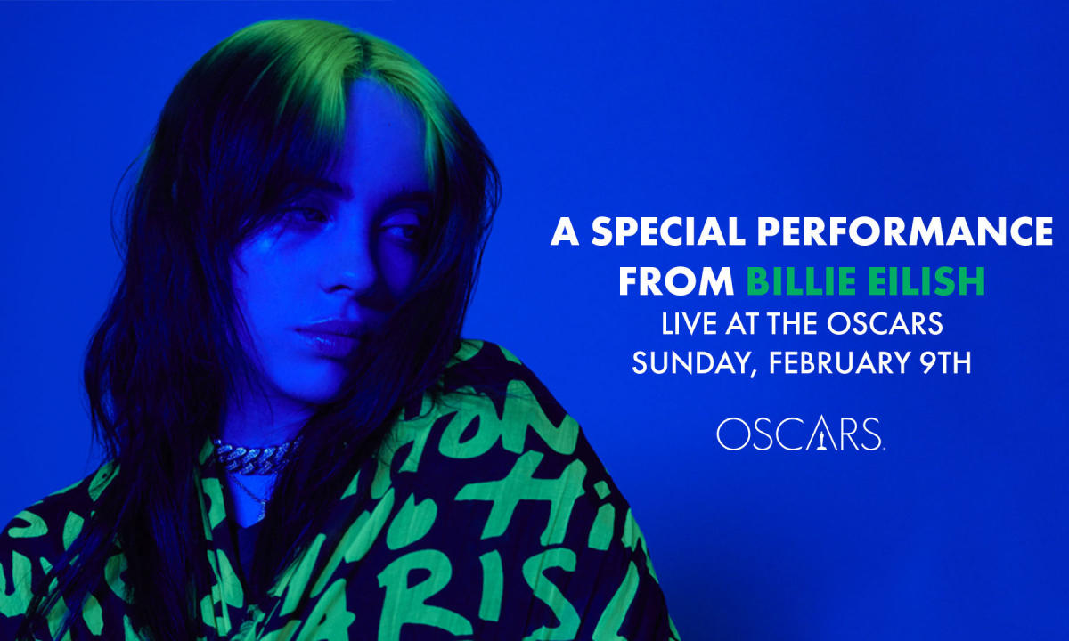 Billie Eilish 将在今年奥斯卡颁奖典礼上演出