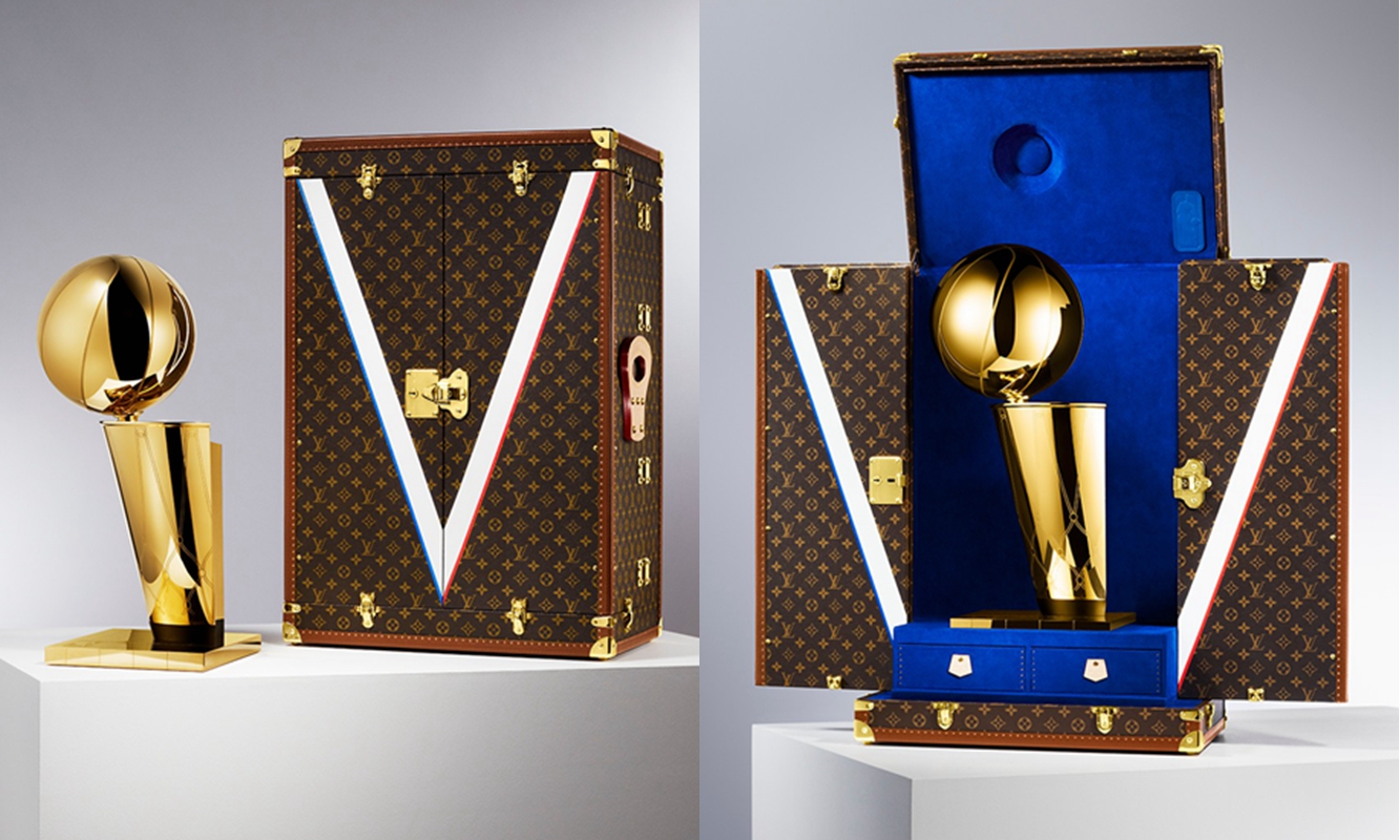 Louis Vuitton 推出 NBA 总冠军奖杯专属旅行箱