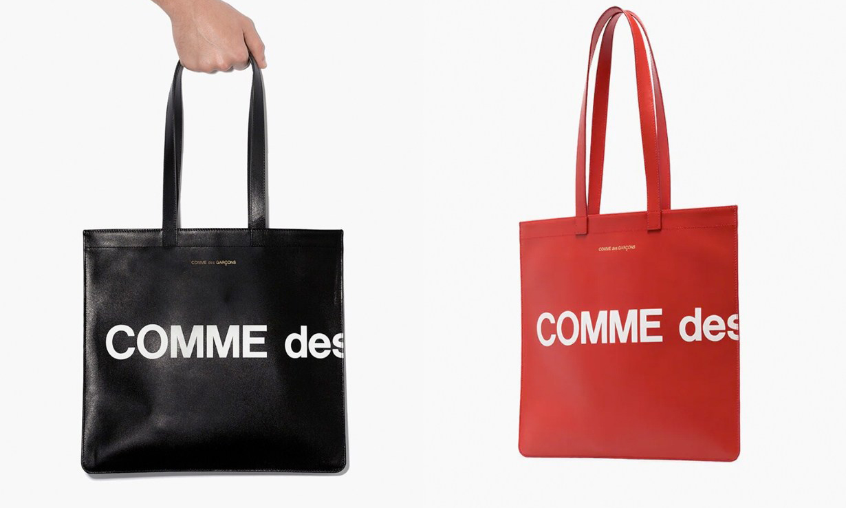 简约风格，COMME des GARÇONS 推出全新 Logo 托特包系列