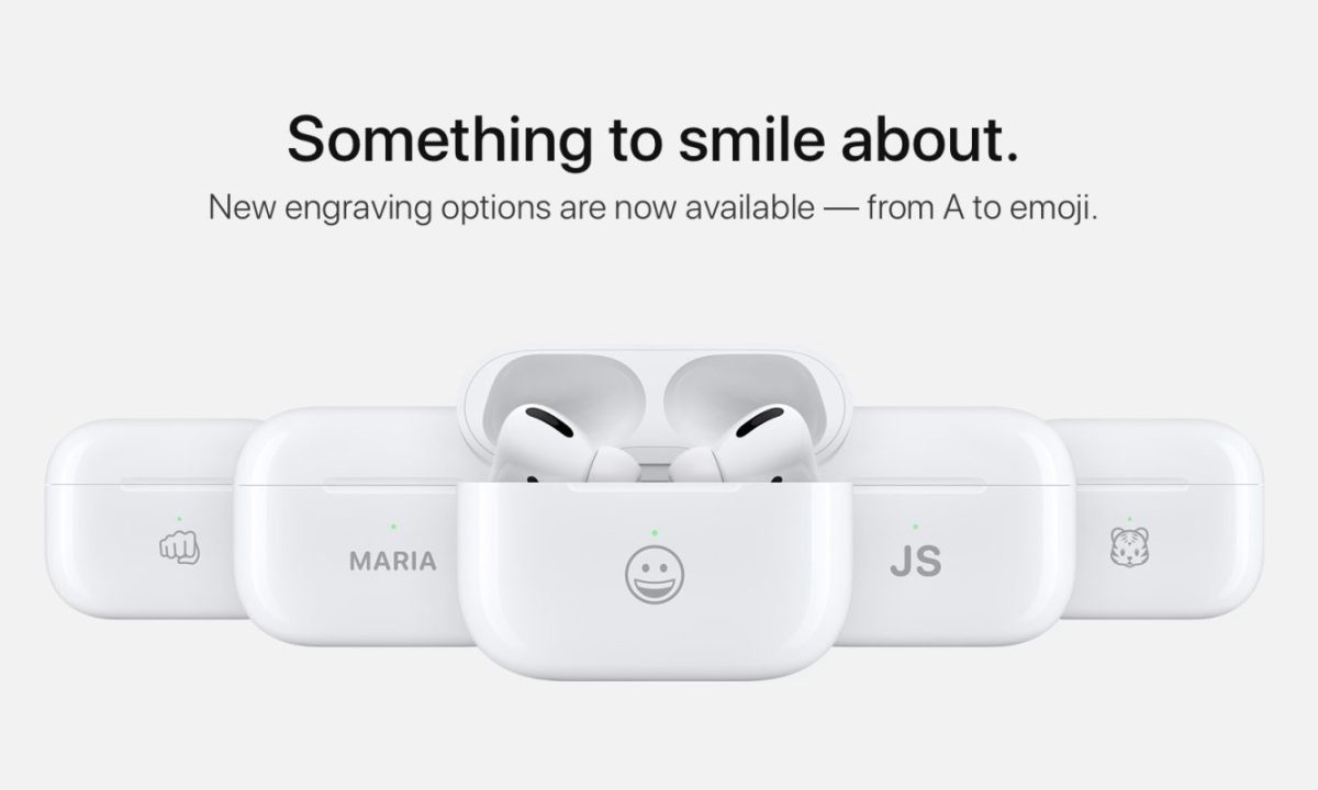 苹果官网推出 AirPods 个性化 emoji 表情定制服务