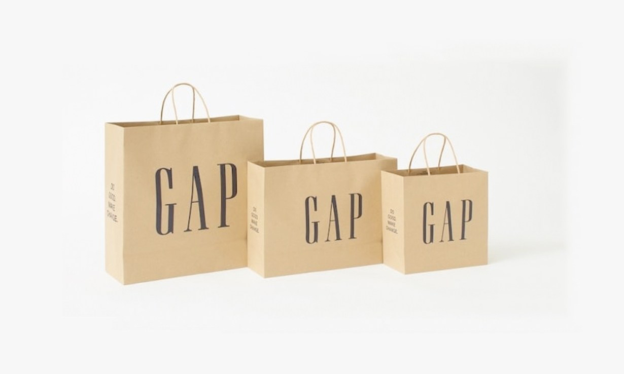 落实最基本的一步，Gap 将全面停止使用塑料购物袋