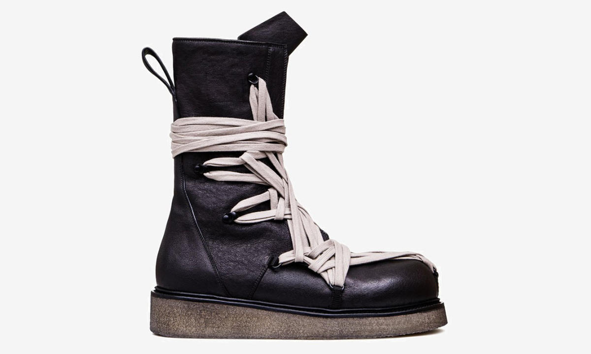 Rick Owens 发布售价 1,890 美元的秀款军靴