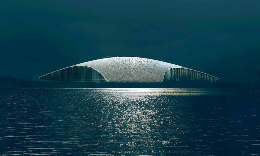 挪威最北端小镇将在 2022 年建成赏鲸地标「The Whale」