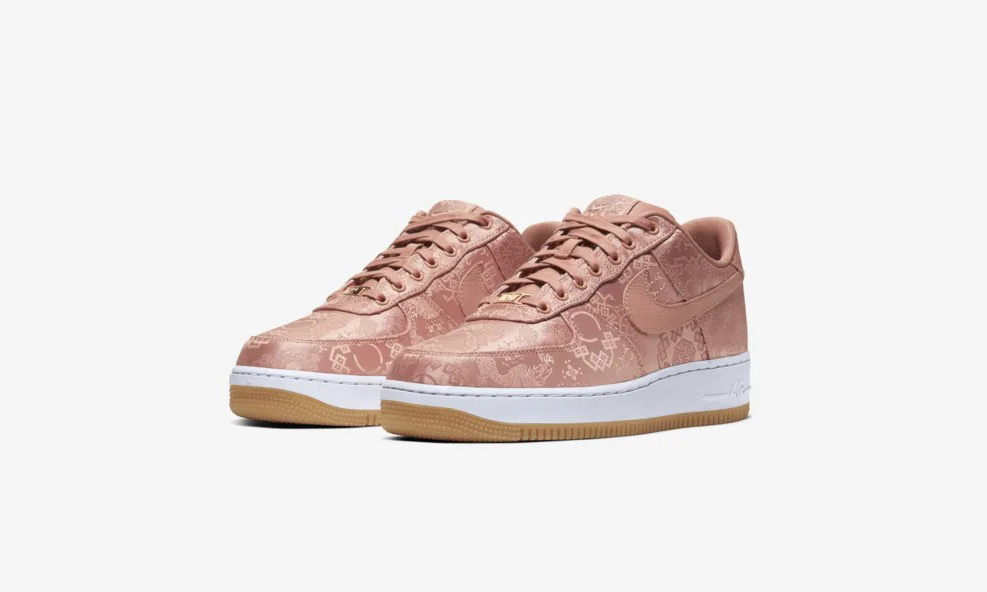 CLOT x Nike Air Force 1「Rose Gold Silk」再度上架 Nike SNKRS 发售