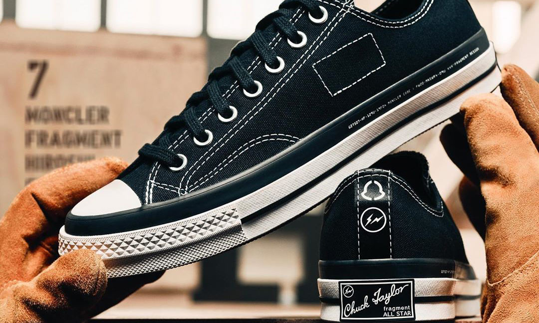 fragment design x Moncler x CONVERSE 联名 Chuck 70 公布