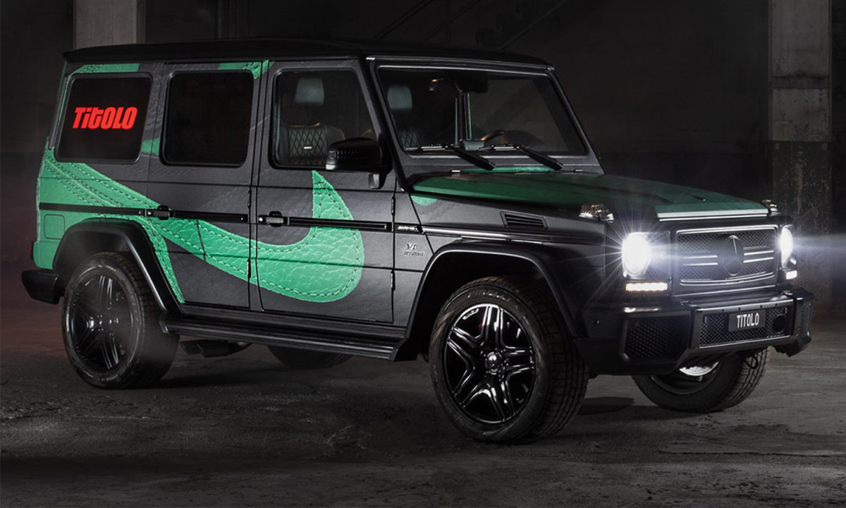 将 Mercedes G-Class 改造成 Air Jordan I 发售现场？
