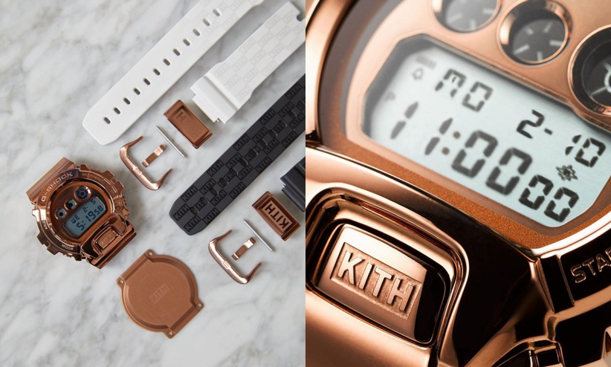 KITH x G-SHOCK 全新 GM-6900 联名腕表首度曝光