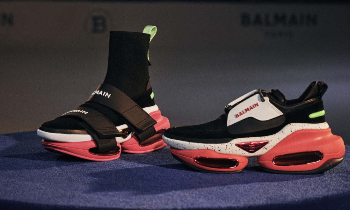 未来感设计，Balmain BBOLD 球鞋系列发布