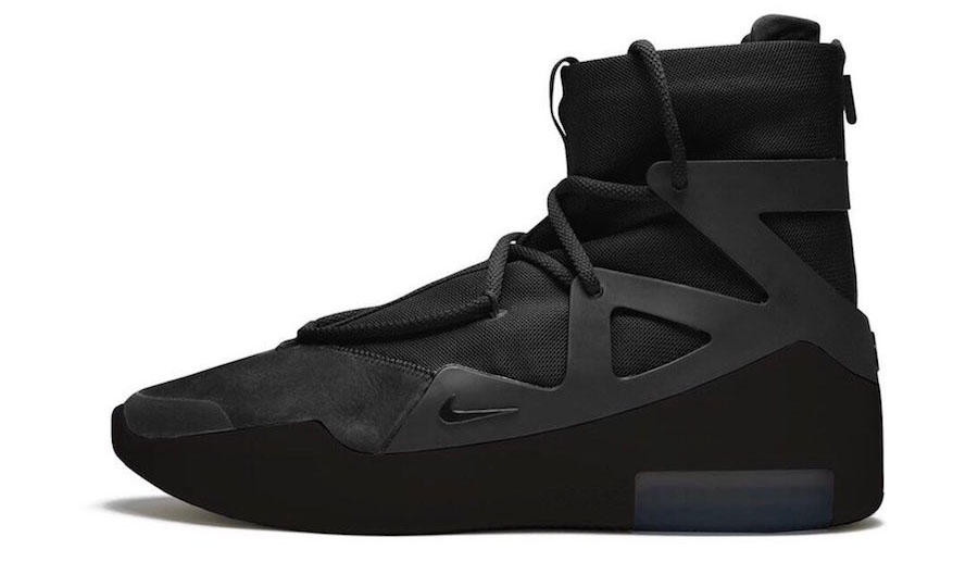 又一大热配色现身，Nike Air Fear of God 1「Triple Black」将在情人节发售