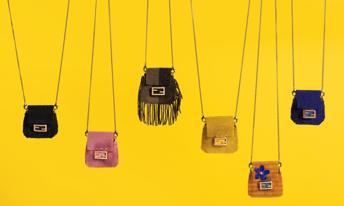FENDI Baguette 经典系列推出超迷你「串珠手袋」