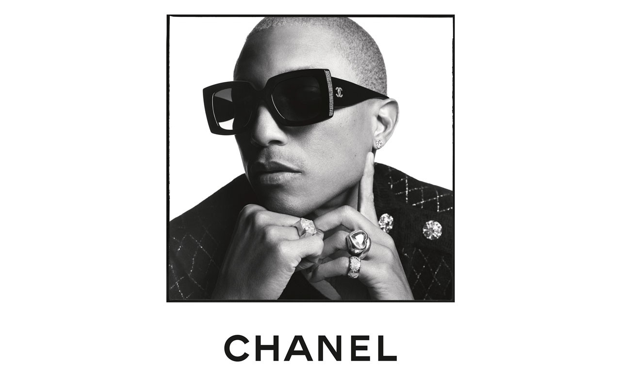 Pharrell Williams 出镜 Chanel 2020 春夏眼镜广告大片