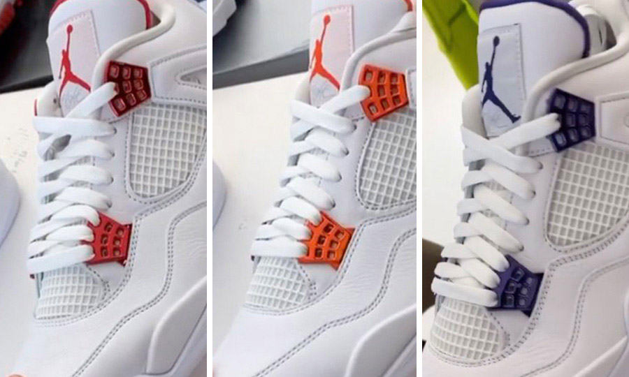 配色确认，DJ Khaled 曝光 Air Jordan IV「Metallic Pack」