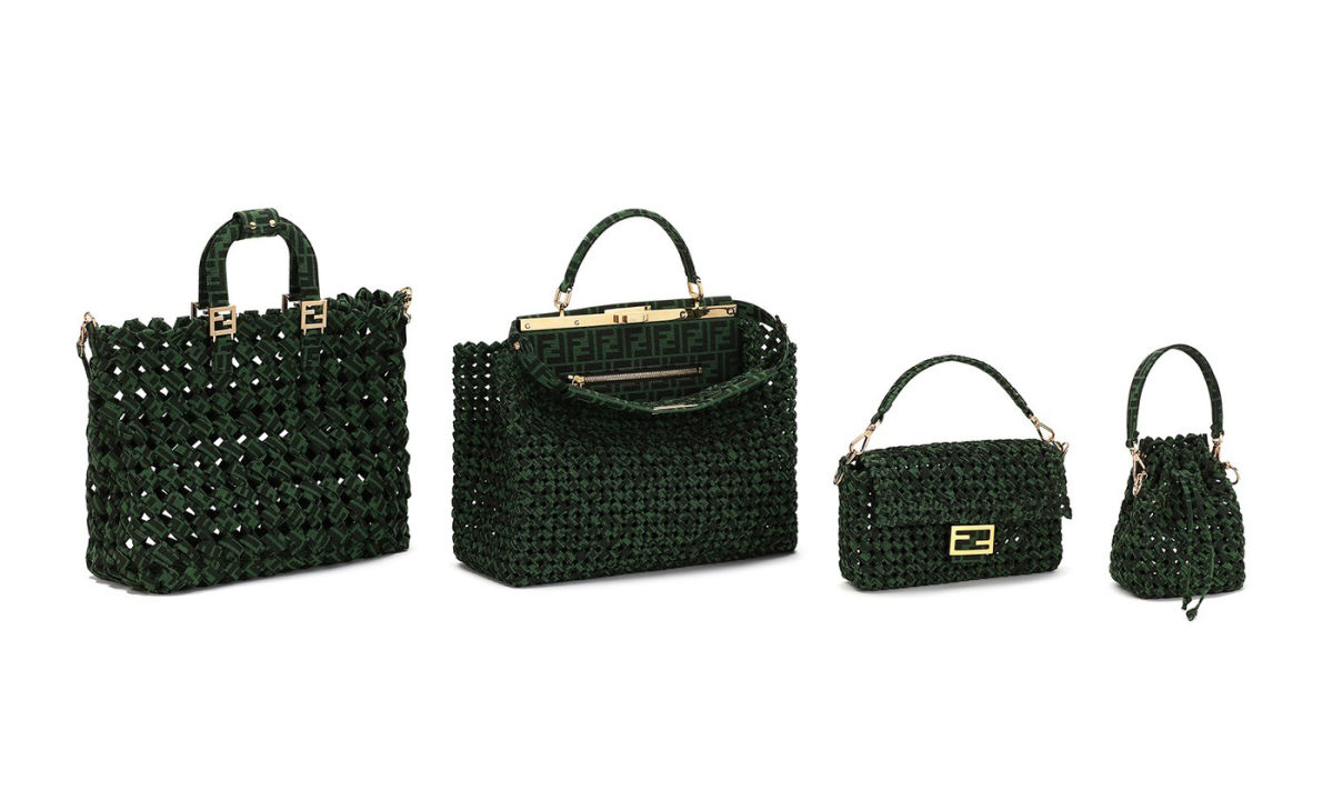 完美移植编织工艺，Fendi 推出「FF Green」胶囊系列