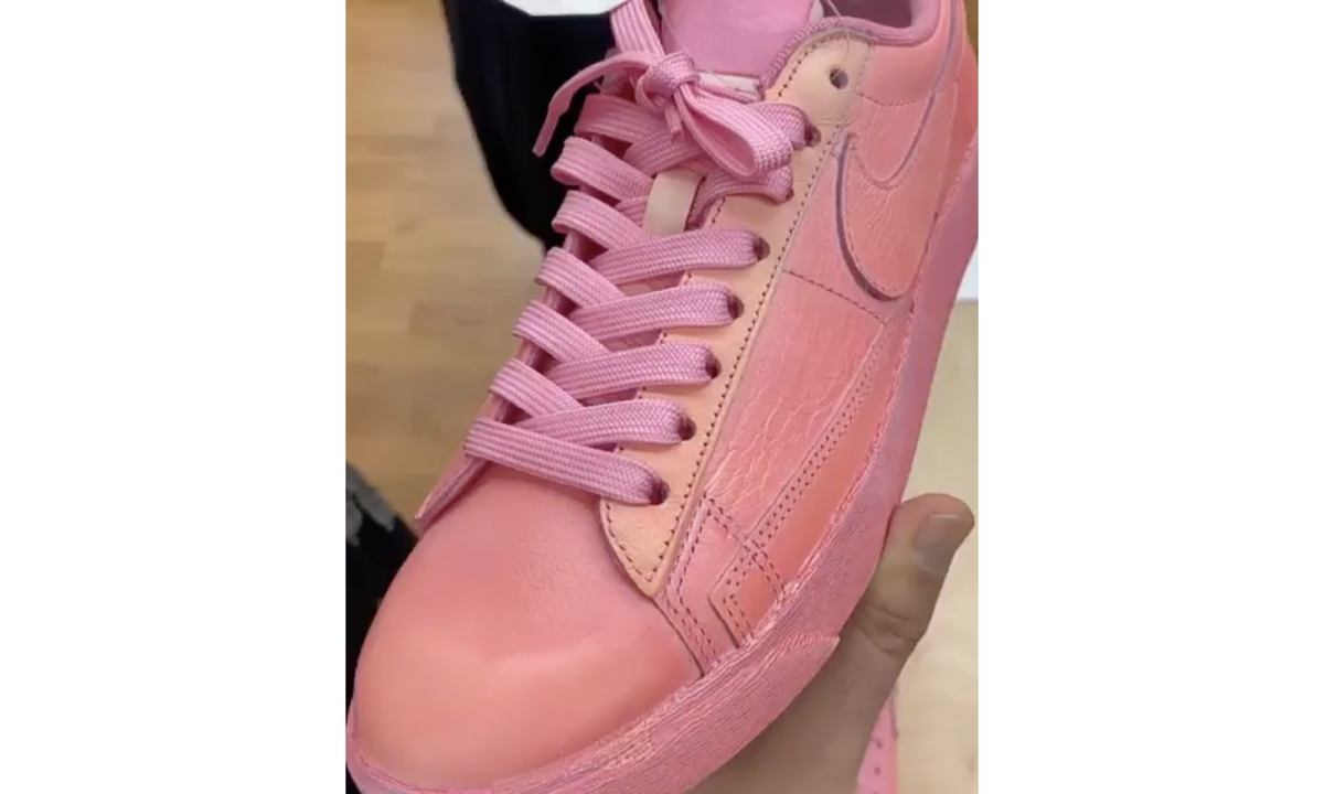 COMME des GARÇONS x Nike Blazer Low 实物视频曝光