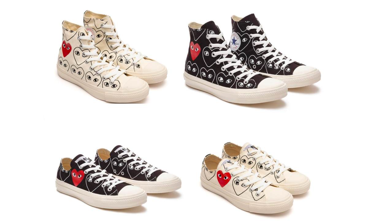 PLAY COMME des GARÇONS x CONVERSE 新款 Chuck Taylor 正式开售