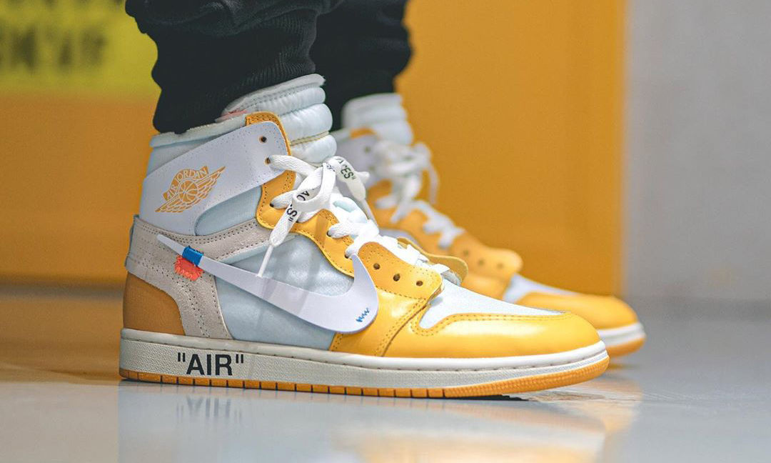 指日可待？Off-White™ x Air Jordan I「Canary Yellow」上脚预览