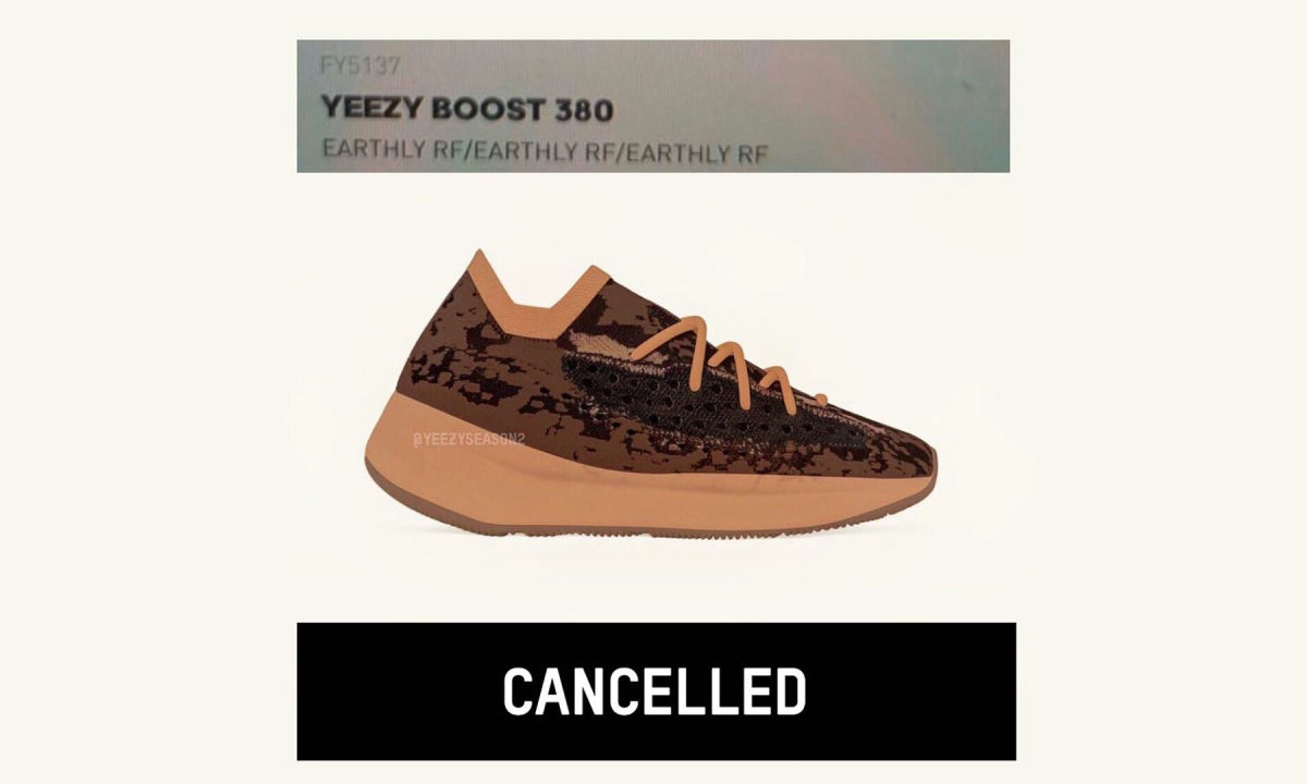 「跳票」预警，Yeezy Boost 380「Earthly」夏季发售取消