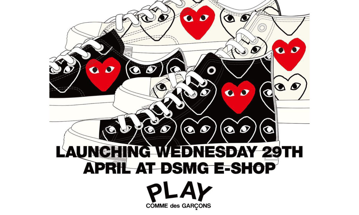 PLAY COMME des GARÇONS x CONVERSE 新鞋款即将发售