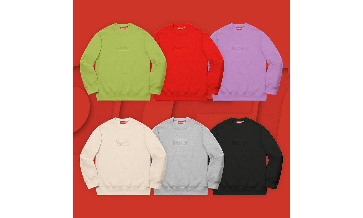 新品未使用 Cutout Logo Crewneck Natural Large