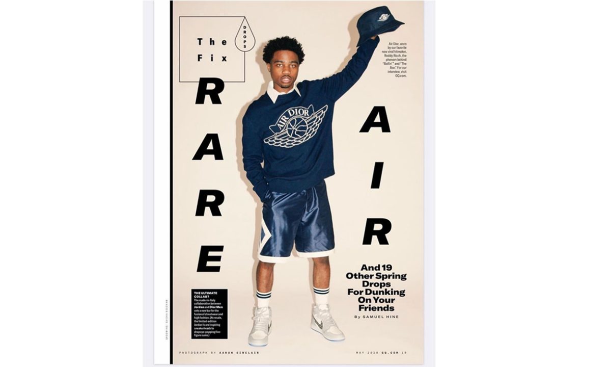 Roddy Ricch 亲身演绎 Dior x Jordan Brand 联乘系列