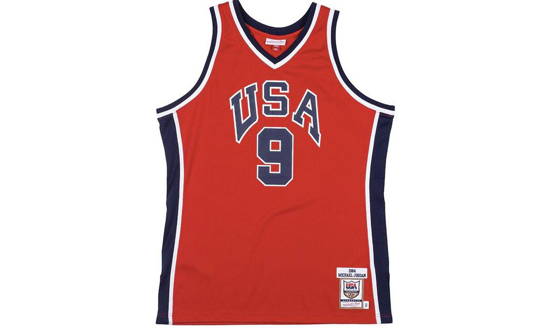 Mitchell & Ness 推出 Michael Jordan 1984 年美国奥运会球衣
