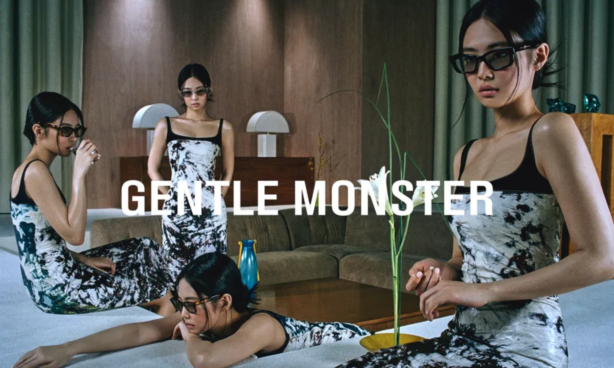 Gentle Monster x JENNIE 合作墨镜系列广告大片发布