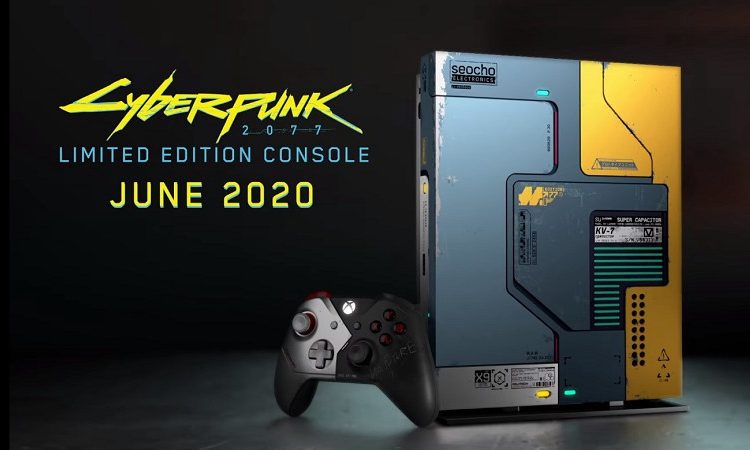 Microsoft《赛博朋克 2077》限定 Xbox One X 主机亮相