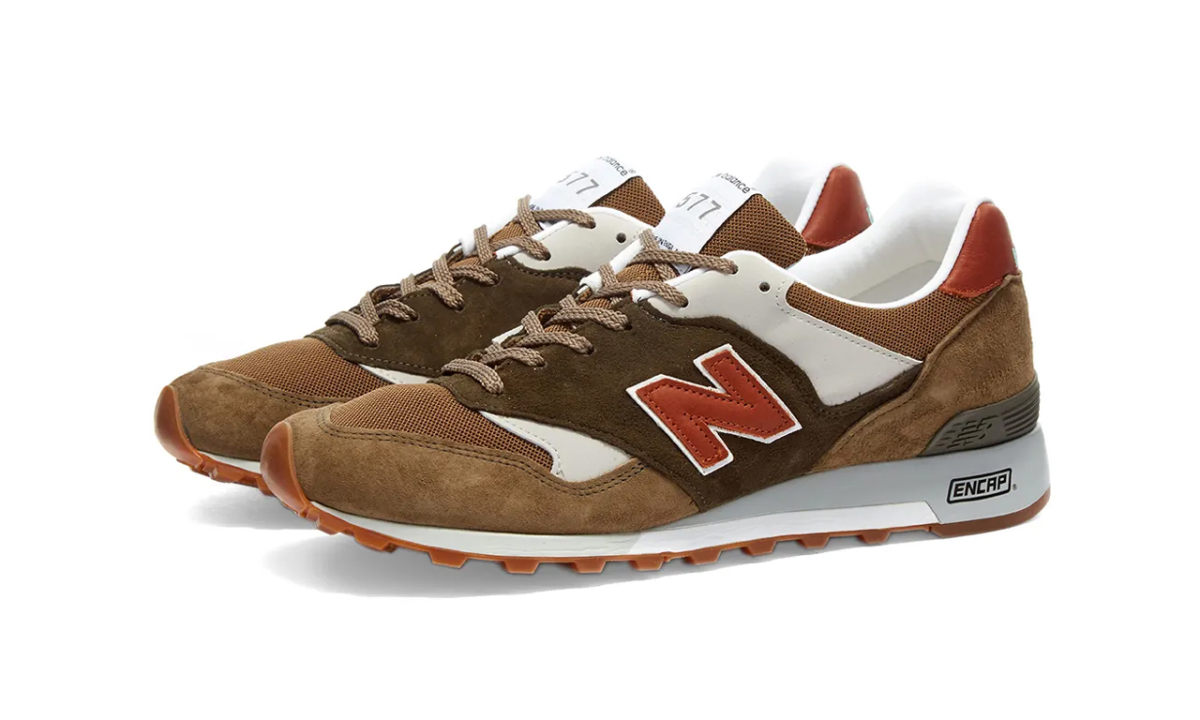 英国制造，New Balance 577 棕红配色新款跑鞋发售
