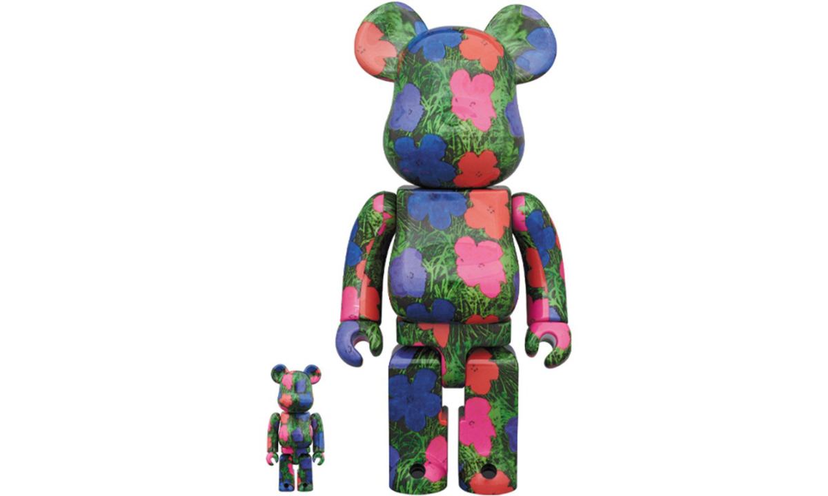 MEDICOM TOY 全新 BE@RBRICK 玩偶以 Andy Warhol 艺术品为灵感