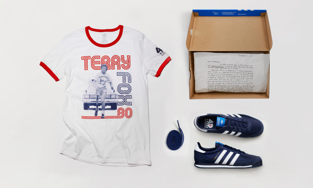 庆 Marathon of Hope 成立 40 周年，adidas Originals 发布全新 Terry Fox 系列