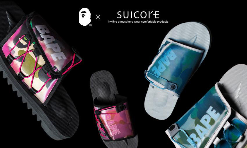 BAPE® x SUICOKE 联名系列释出更多款式