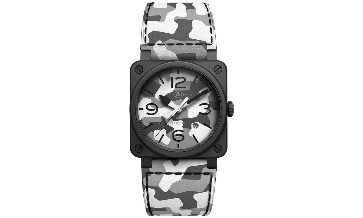 Bell＆Ross 打造全新 BR 03-92 白色迷彩特别版腕表
