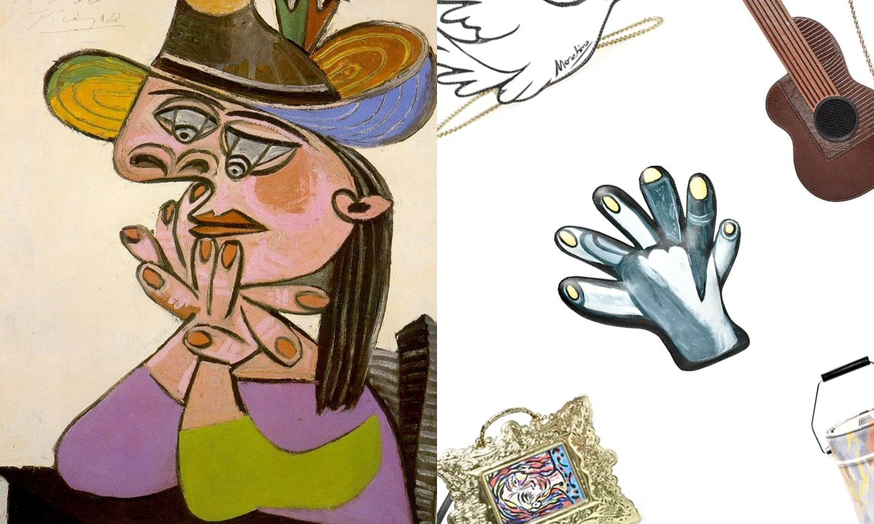 灵感取自毕卡索画作，Moschino 释出新一季创意手袋