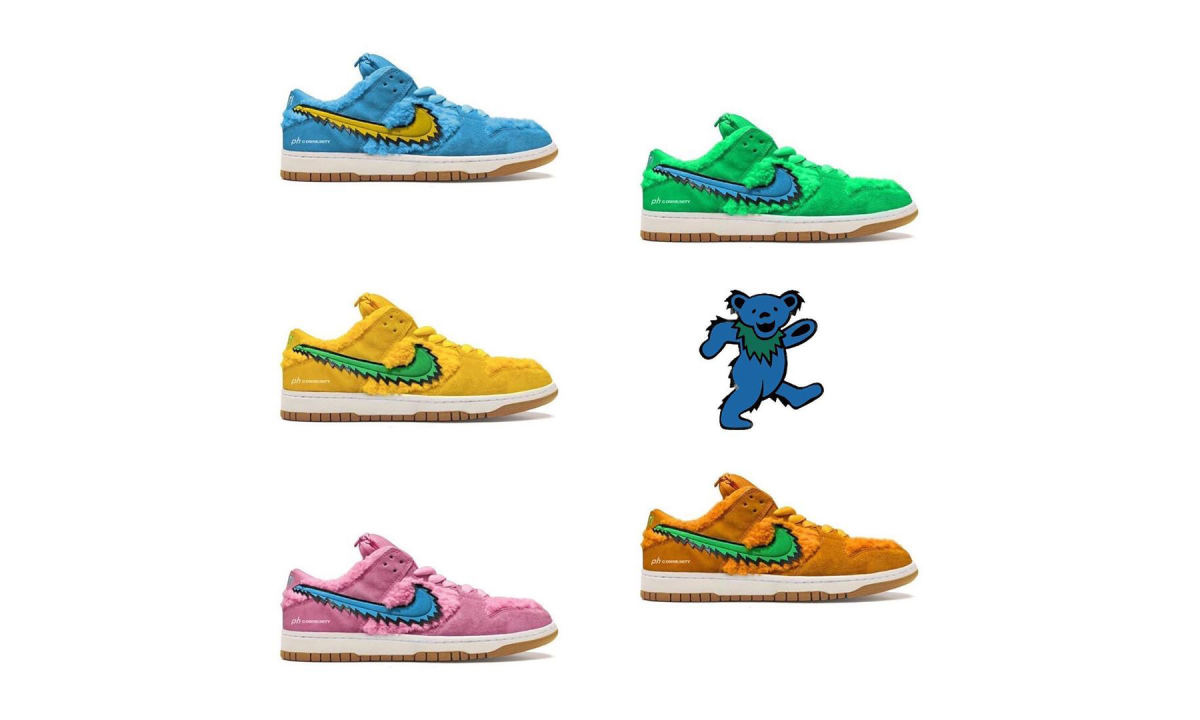 Grateful Dead x Nike SB Dunk Low 五款配色亮相