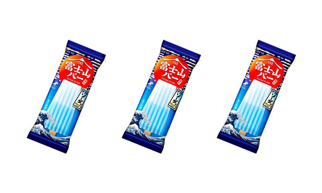 日本 Lotte 推出以富士山为原型的消暑棒冰