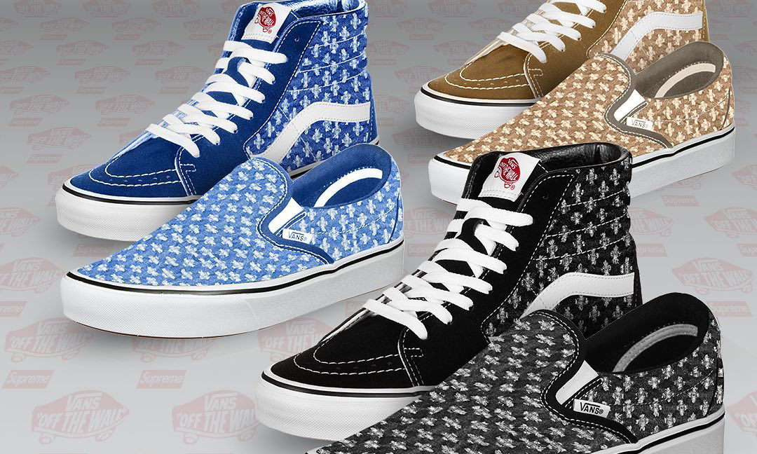 三色上架，Supreme x Vans 2020 春夏联名系列预览