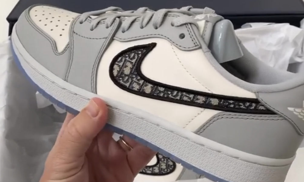Daniel Arsham 开箱 Dior x Air Jordan I Low