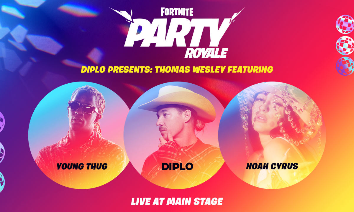 Young Thug 和 Diplo 加入《堡垒之夜》在线演唱会阵容