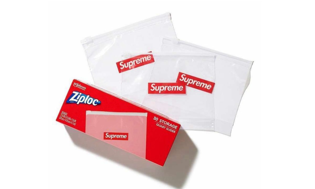 角逐「最佳周边」？Supreme x Ziploc 合作收纳袋本周登场