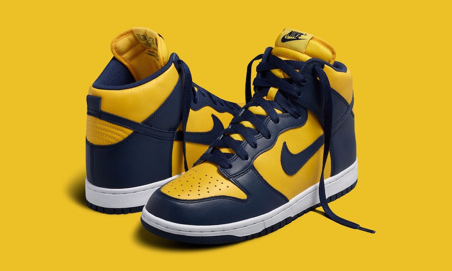 经典回归，Nike Dunk High「Michigan」将于 9 月复刻上架
