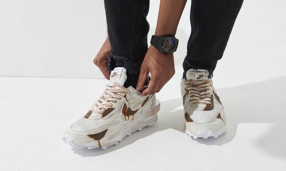 限量 30 双，日本定制单位 STuREET 发布 sacai x Nike 联乘鞋款「生锈」版本