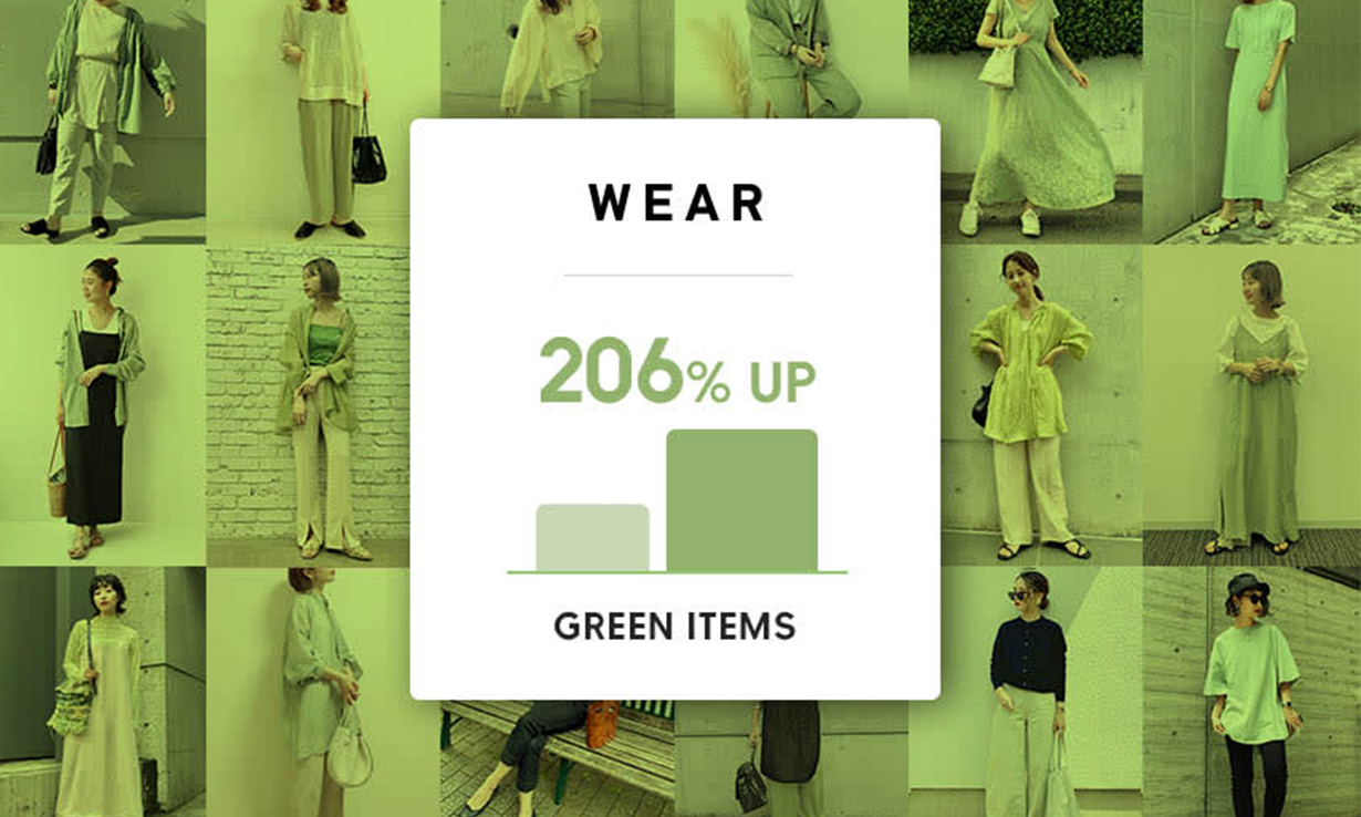 今年流行穿绿色？日本 WEAR 网站公布 2020 春夏颜色报告