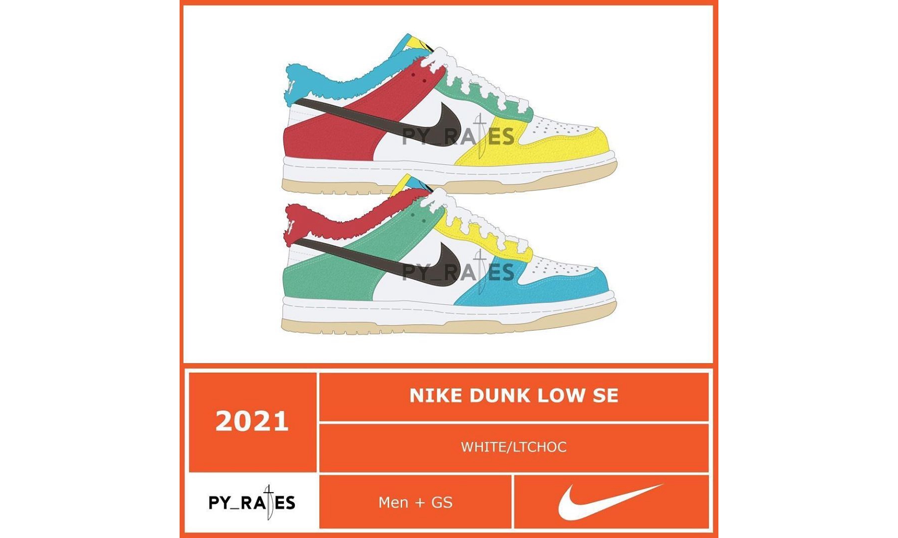 Nike Dunk Low SE「Free 99」系列设计首度曝光