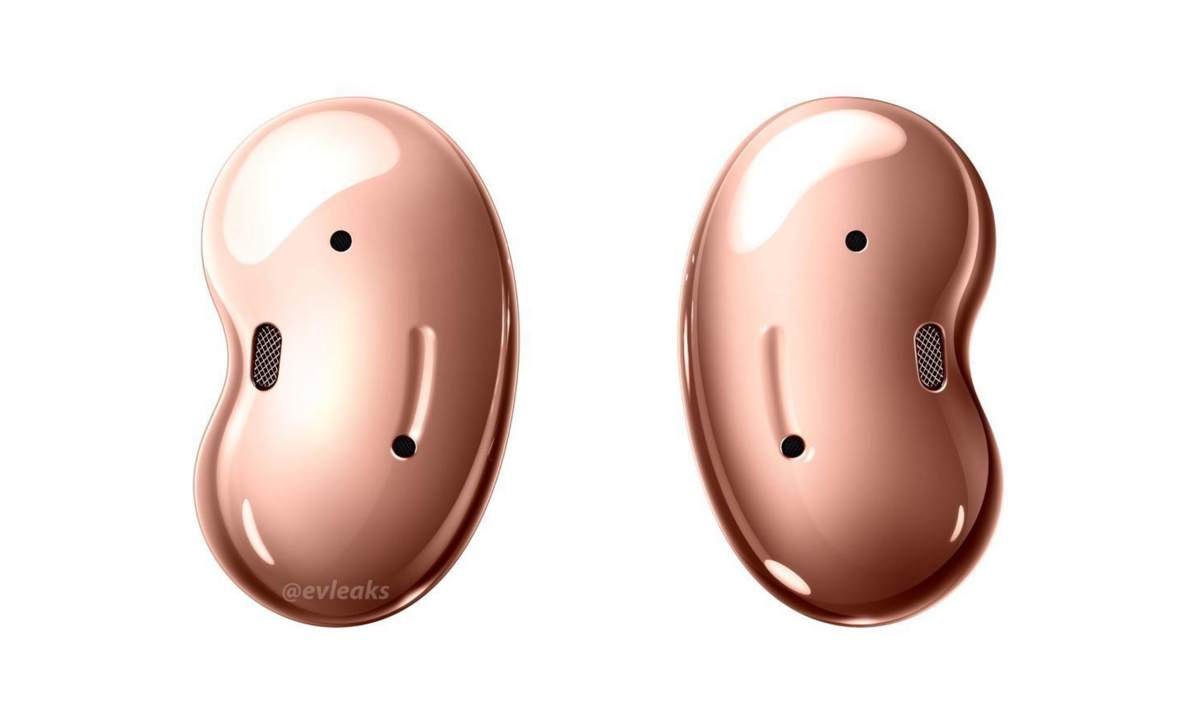 三星 Galaxy Buds Live 蓝牙耳机官方渲染图曝光