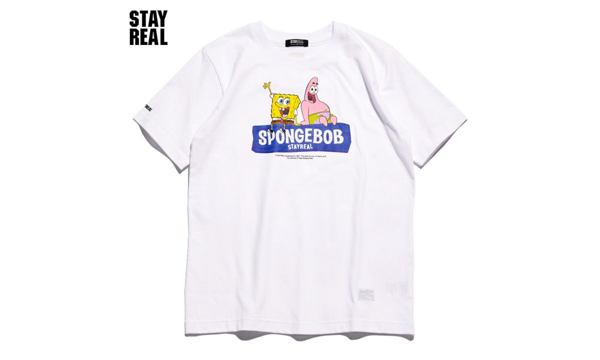 STAYREAL x 海绵宝宝联名系列现已正式发布