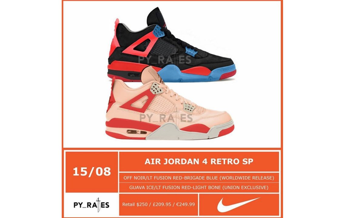 Union x Air Jordan IV 全新联乘发售日期释出